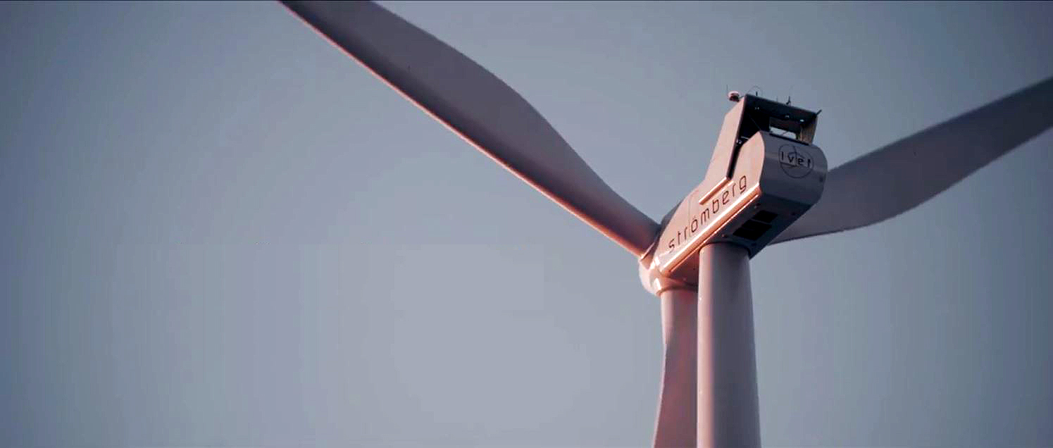 Clean energy with Strömberg Wind turbine